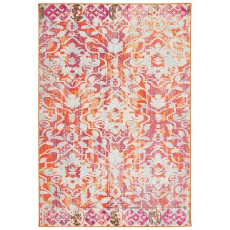 Safavieh 9 x 12 ft. Madison 400 Rectangle Area Rug Orange & Ivory MAD444P-9